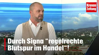 Journalist Fleckl: Durch Signa „regelrechte Blutspur im Handel“ | krone.tv NACHGEFRAGT