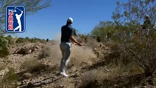 Justin Thomas makes disastrous triple, battles back to shoot 69 at THE CJ CUP