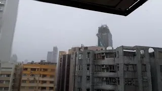 Typhoon Mangkhut affects Hong Kong