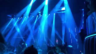 Armin van Buuren playing “Sorry” during his set in club HI, Ibiza, Spain