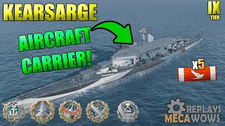 RARE BATTLESHIP Kearsarge 210K Damage | World of Warships