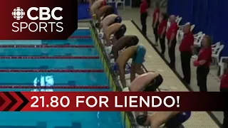 Josh Liendo swims to 50m freestyle gold at 2023 Canadian Swimming Trials | CBC Sports