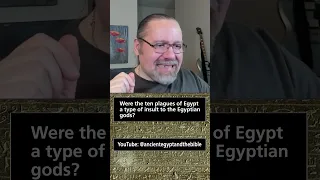 Were the ten plagues of Egypt a type of insult to the Egyptian gods?