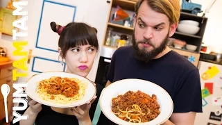 Spaghetti Bolognese // Tüten-Challenge // #yumtamtam - UdPP