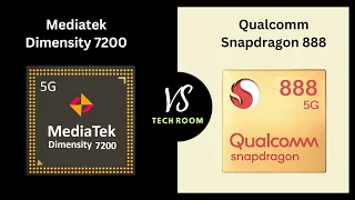 Snapdragon 888 VS Dimensity 7200 | Which is best?⚡| Mediatek Dimensity 7200 Vs Snapdragon 888