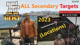 100% Find (ALL) Secondary Target Locations | Cayo Perico Heist Scope Out Guide | GTA 5 Online: 2023