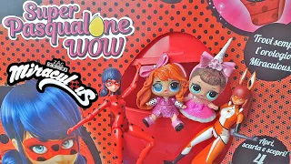 MIRACULOUS Ladybug 🐞🐣 SUPER PASQUALONE WOW [Unboxing Uova di Pasqua]