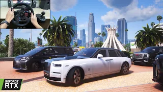 GTA 5 - 2023 Rolls-Royce Phantom Series II - MAFIA GANG WAR & CONVOY