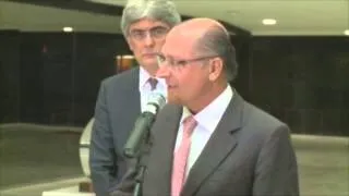 Coletiva: Alckmin tem reunião com presidente Dilma Rousseff