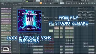 Jaxx & Vega x VSNS - Euphoria | FREE FL Studio Remake + FLP