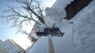 чистка снега в частном доме