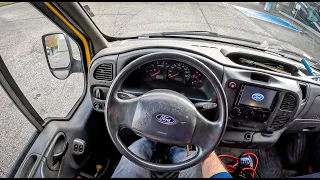 2004 Ford Transit V [2.0 TD 80HP]  |0-100| POV Test Drive #1422 Joe Black