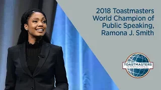 2018 Toastmasters World Champion of Public Speaking, Ramona J. Smith