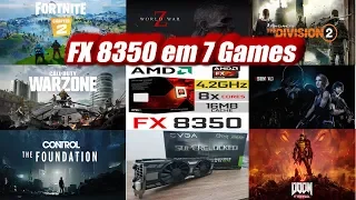 AMD FX 8350 testes em 7 jogos (FX 8350 + GTX 1070)