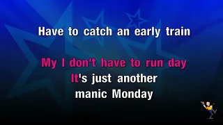 Manic Monday - Bangles (KARAOKE)