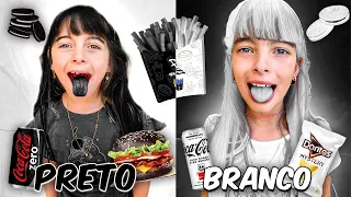 COMIDA PRETA X COMIDA BRANCA - Desafio!