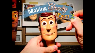 Making Movie Accurate Woody Doll From Toy Story | HEAD MODELING AND PAINTING  Part 2