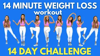 Weight Loss Workout | 14-Minute Workout at Home - Do this for 14 days -| All Standing Moves