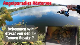 Forellenangeln mit Sbirolino Meerforelle Blinker Powerbait Angelparadies Köstersee Angeln großen See