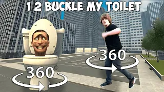 360 VR One Two Buckle My Shoe but Skibidi Toilet