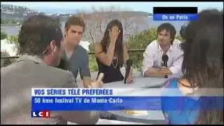 Paul Wesley & TVD CAST interview at the 50th Monte Carlo TV Festival 2010