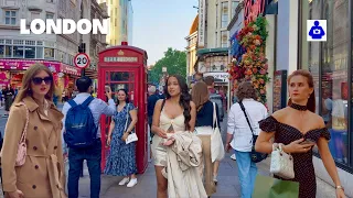 London Walk 🇬🇧  West End, Piccadilly Circus, Leicester Square to SOHO  | Central London Walking Tour