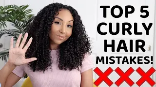 Top 5 Curly Hair Mistakes! | BiancaReneeToday