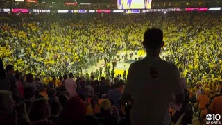 What is the fan experience like at the NBA Finals in Oakland?