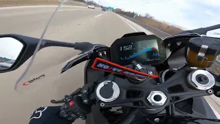 2022 BMW S1000RR HITS CAR AT 140MPH