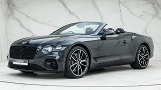 2020 Bentley Continental GT V8 Convertible - Onyx Black - Walkaround & Interior & Revs [4K]