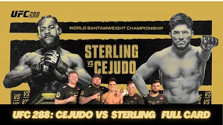 UFC 288: Triple C Henry Cejudo vs Aljo Sterling | Full Fight Card | Preview | Predictions | Bets