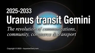 Uranus transit Gemini 2025-2033