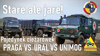 Stare ale jare! Pojedynek ciężarówek. PRAGA vs URAL vs UNIMOG