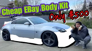 Making A 350Z Look Good With $500 and Ebay Parts "Budget Challenge"