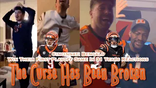 Compilation￼ Of Bengals Fans Reaction To Winning Their First Playoff Game In 31 Years