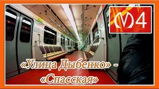 Поездка от Станции Метро "Улица Дыбенко" до Станции "Спасская" 4 линия (ПБЛ).
