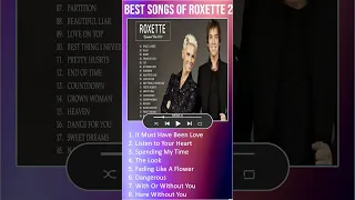 Best Songs of Roxette 2023 🎼 Roxette Greatest Hits Full Album HD - HQ 🎼 #shorts