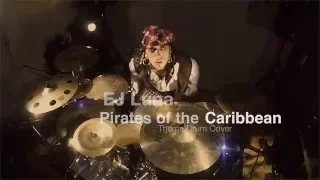 Pirates of The Caribbean Theme Song Drum Cover by EJ Luna Official