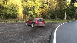 1991 opel omega a caravan gravel slids