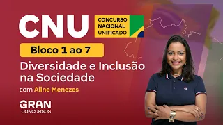 Concurso Nacional Unificado (CNU) - Bloco 1 a 7: Diversidade e Inclusão na Sociedade