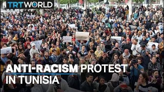 Tunisians stage anti-racism protest