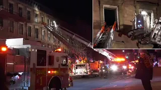 Park Slope fire: Man dead, woman critically injured as flames rip apartment building