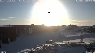 2021-11-10 Casey Station Antarctica [Timelapse] 12:05:35 UTC