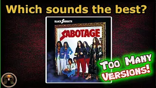 BLACK SABBATH (original vs. remasters) Sabotage　ブラック・サバスのサボタージュ