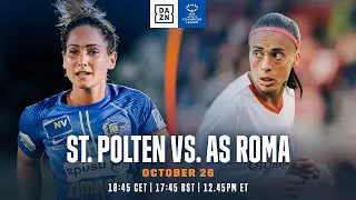 St. Pölten vs. AS Roma | UEFA Women's Champions League 2022-23 Giornata 2 Full Match