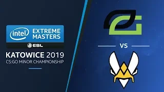 CS:GO - OpTic vs. Vitality [Dust2] - Group A Match 2 - IEM Katowice EU Minor 2019