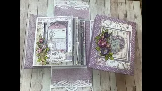 ALBUM IN A BOX PART 1 STAMPERIA PROVENCE SHELLIE GEIGLE JS HOBBIES AND CRAFTS