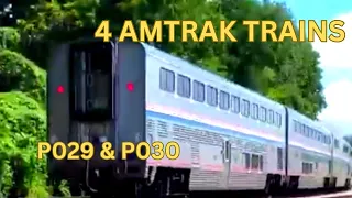 AMTRAK P030 & 29 on August 20th + 2 more