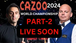 Ronnie o sullivan vs Stuart bingham | World Championship 2024 Live soon Part 2