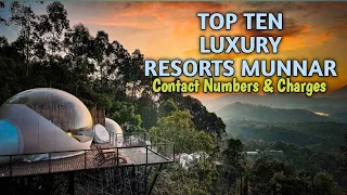 Top Ten Luxury Resorts Munnar | English Subtitles | Munnar Luxury Resorts | Charges and Phone Number